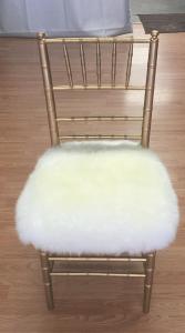 custom sheepskin chair cover