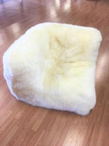 custom sheepskin love seat cover