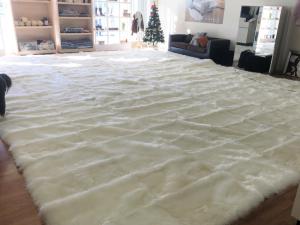 custom sheepskin rug