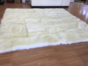 custom sheepskin rug